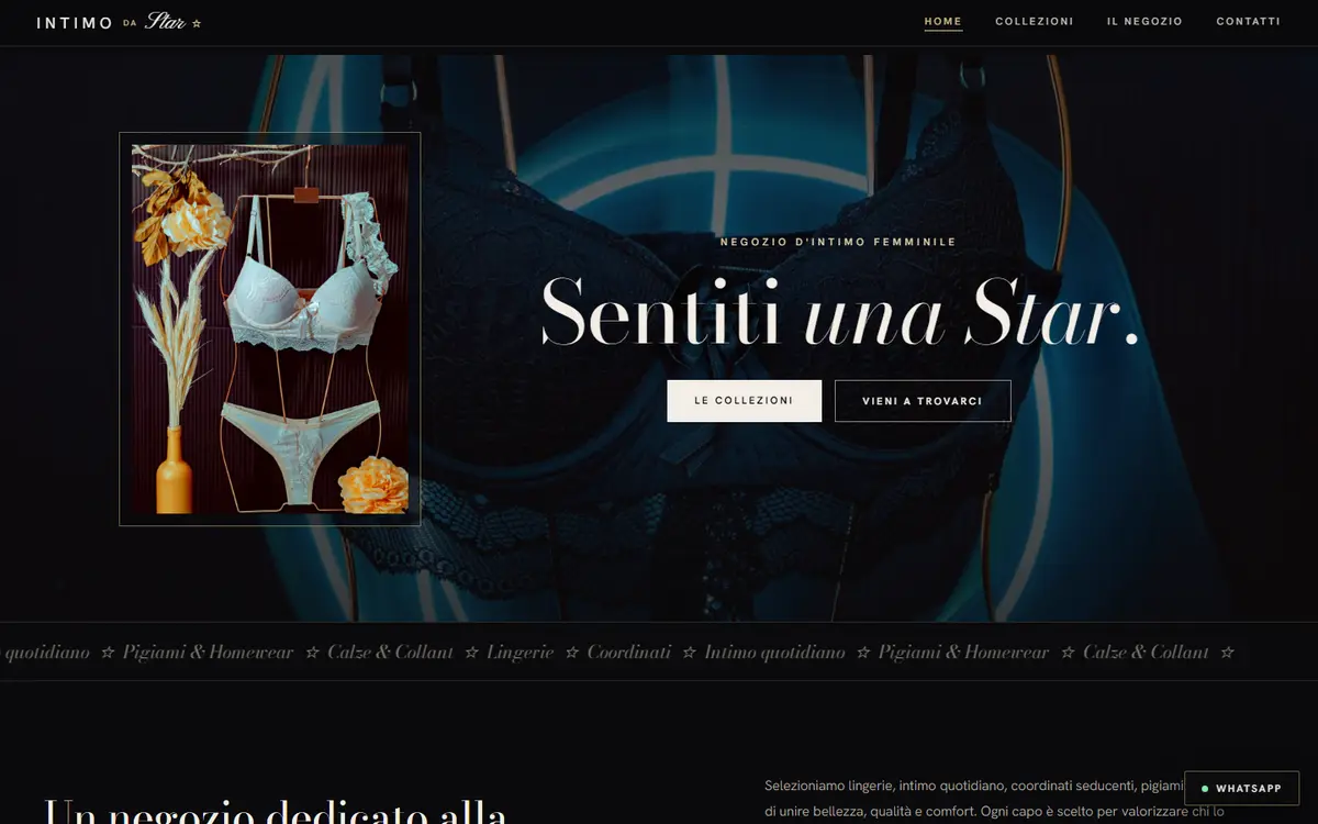 Anteprima di Intimo da Star